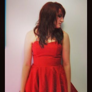 A size medium red dress from forever 21